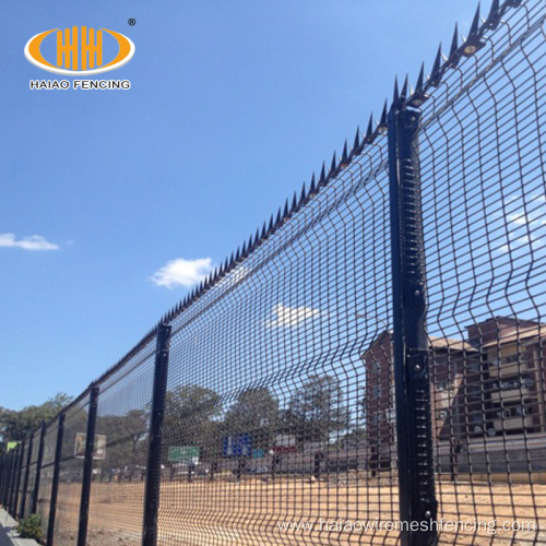 PVC Coated Steel Welded Wire Prison Fence Panels